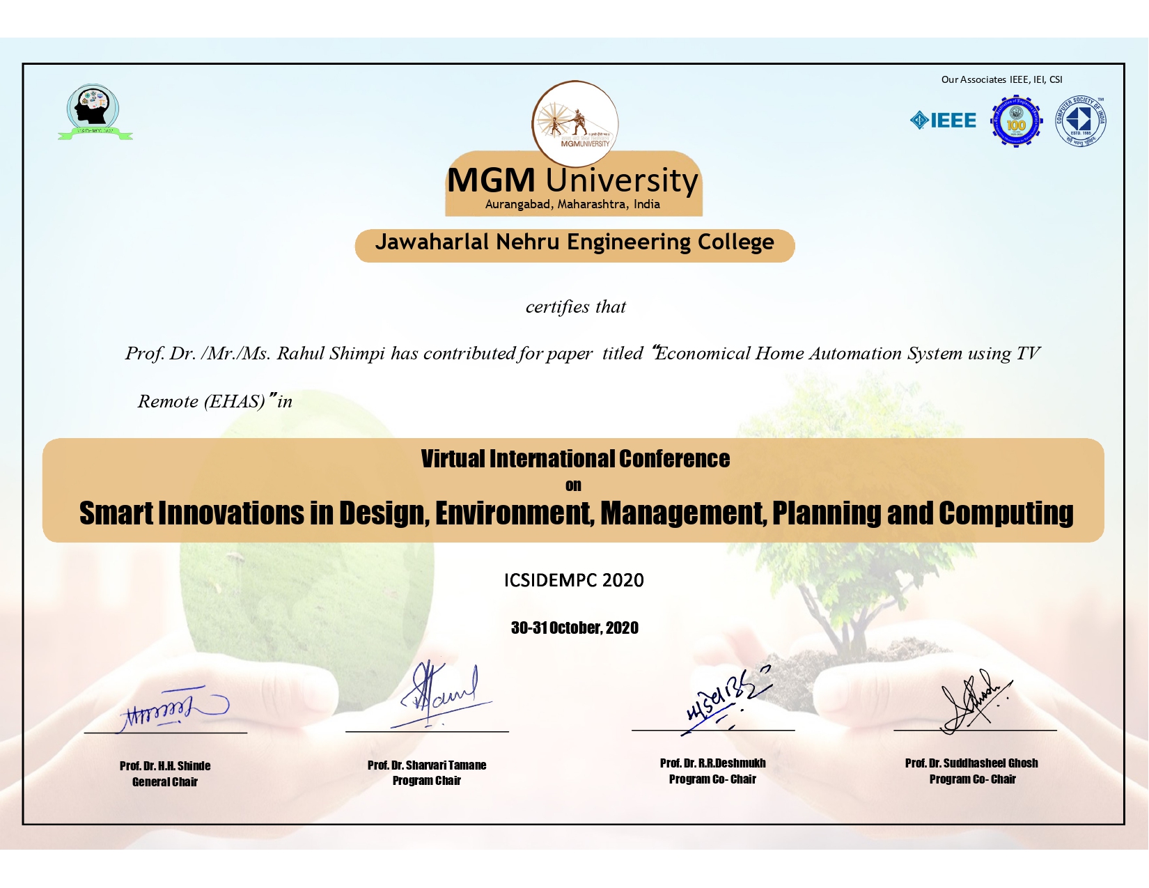 Certificate 3